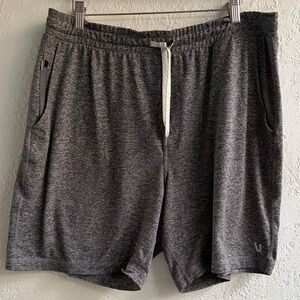 Vuori Men's Gray Athletic Shorts